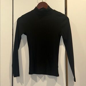 H&M Black Long Sleeve Turtleneck Top